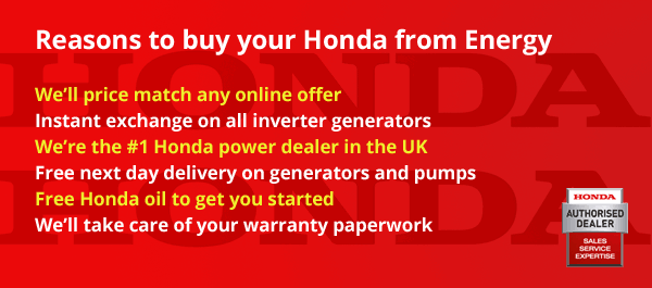 Honda generators and pumps