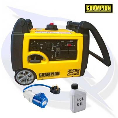 champion 73001i-e 3.8kva/3.1kw inverter petrol generator
