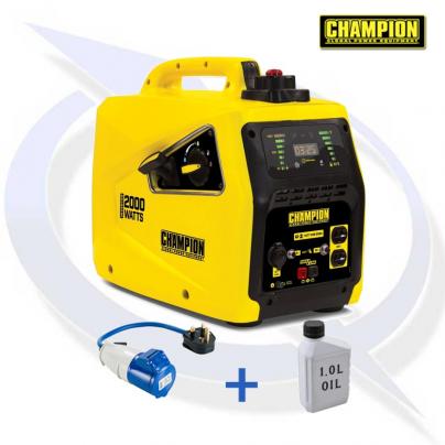 Champion 82001i-E 2000 Watt Inverter Petrol Generator