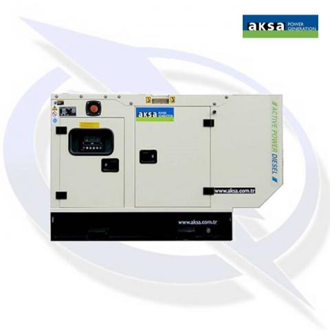 Aksa APD33MA 25kVA/25kW Single Phase Diesel Canopy Generator