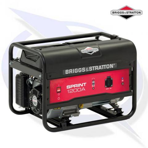  BRIGGS & STRATTON SPRINT 1200A 1.1KW AVR FRAMED PETROL GENERATOR 
