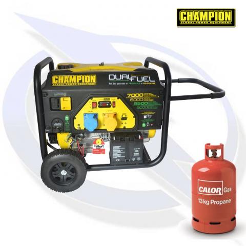 Champion CPG7500E2-DF 7000 Watt AVR Dual Fuel Generator