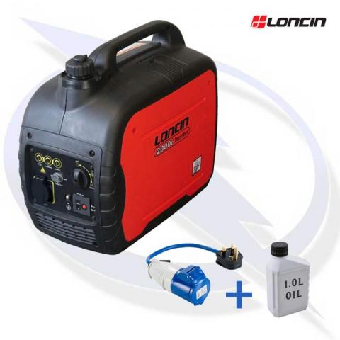 Loncin LC2000i 1.8kW petrol inverter suitcase generator