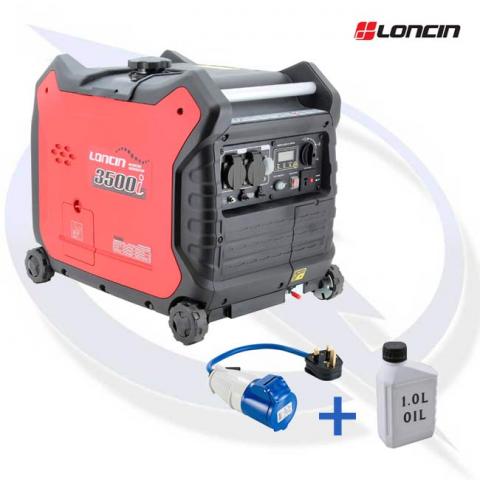 Loncin LC3500i 3.3kva/3.3kw inverter suitcase petrol generator