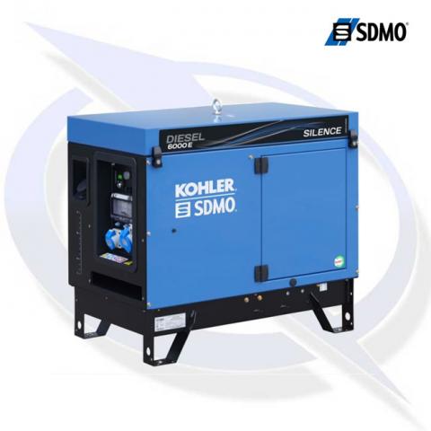 SDMO Diesel Silence 6000E AVR 6.5kVA/5.2kW MODYS Canopied Generator