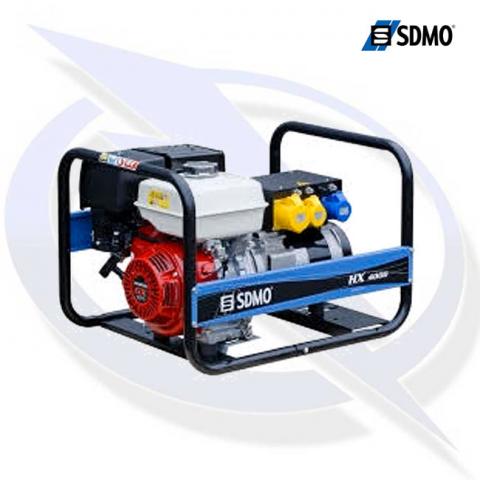sdmo intens hx4000 tb 4.5kva/4.0kw frame mounted honda petrol generator