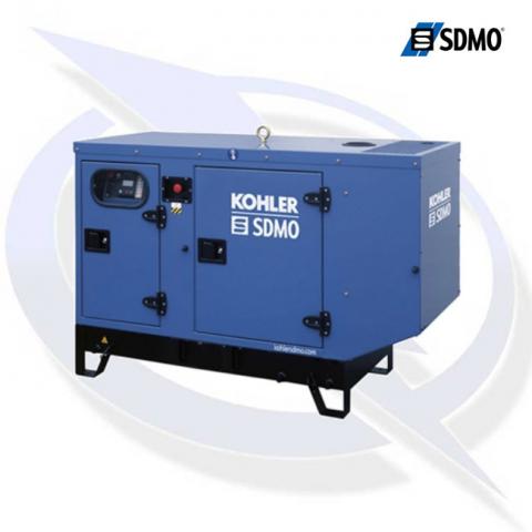 SDMO K12M 11.8kVA/11.8kW 230V Single Phase industrial silent diesel canopy generator