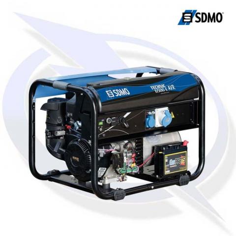SDMO Technic 6500 E AVR MODYS 8.15kVA/6.5 kW Frame Mounted Petrol Generator