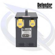 Defender 3kVA Heater Transformer 1x 32A & 1 16A Outlet 110V