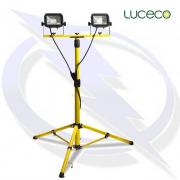 Luceco Site 110v Twin head Tripod Work Light