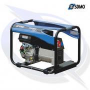 sdmo perform 5500 tb 3 phase 5.65kva/4.5kw frame mounted petrol generator