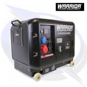 WARRIOR LDG6500SV3WRC 6.25KVA / 5KW 3-PHASE SILENCED DIESEL GENERATOR WITH REMOTE CONTROL 