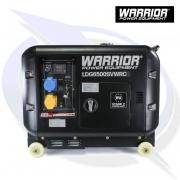 WARRIOR LDG6500SVWRC 6.25KVA / 5.5KW SILENCED DIESEL GENERATOR WITH REMOTE CONTROL